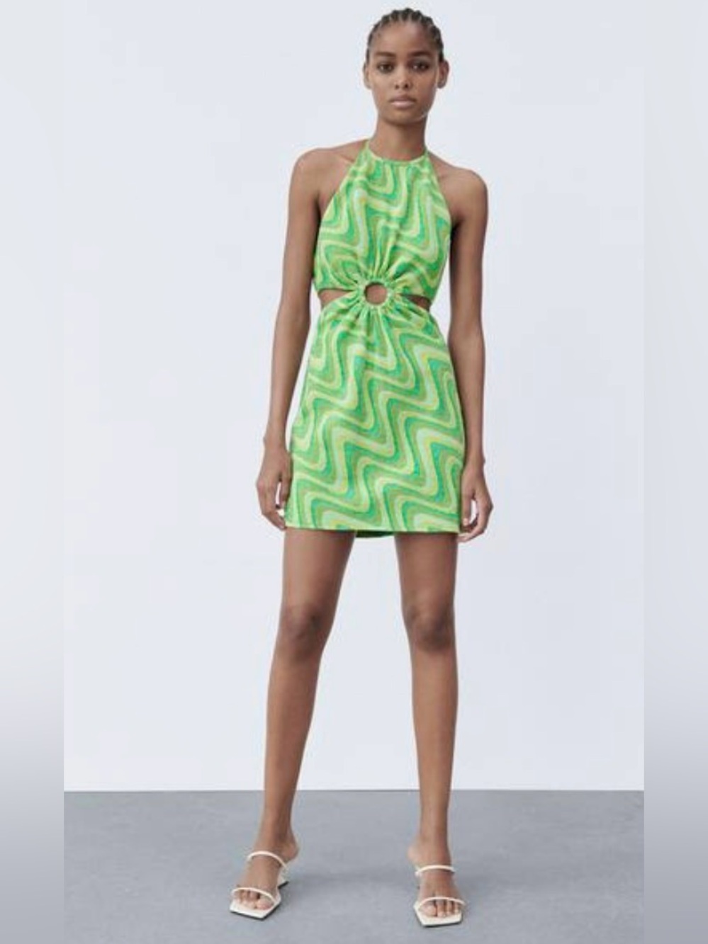 NWT ZARA Short Jacquard Dress